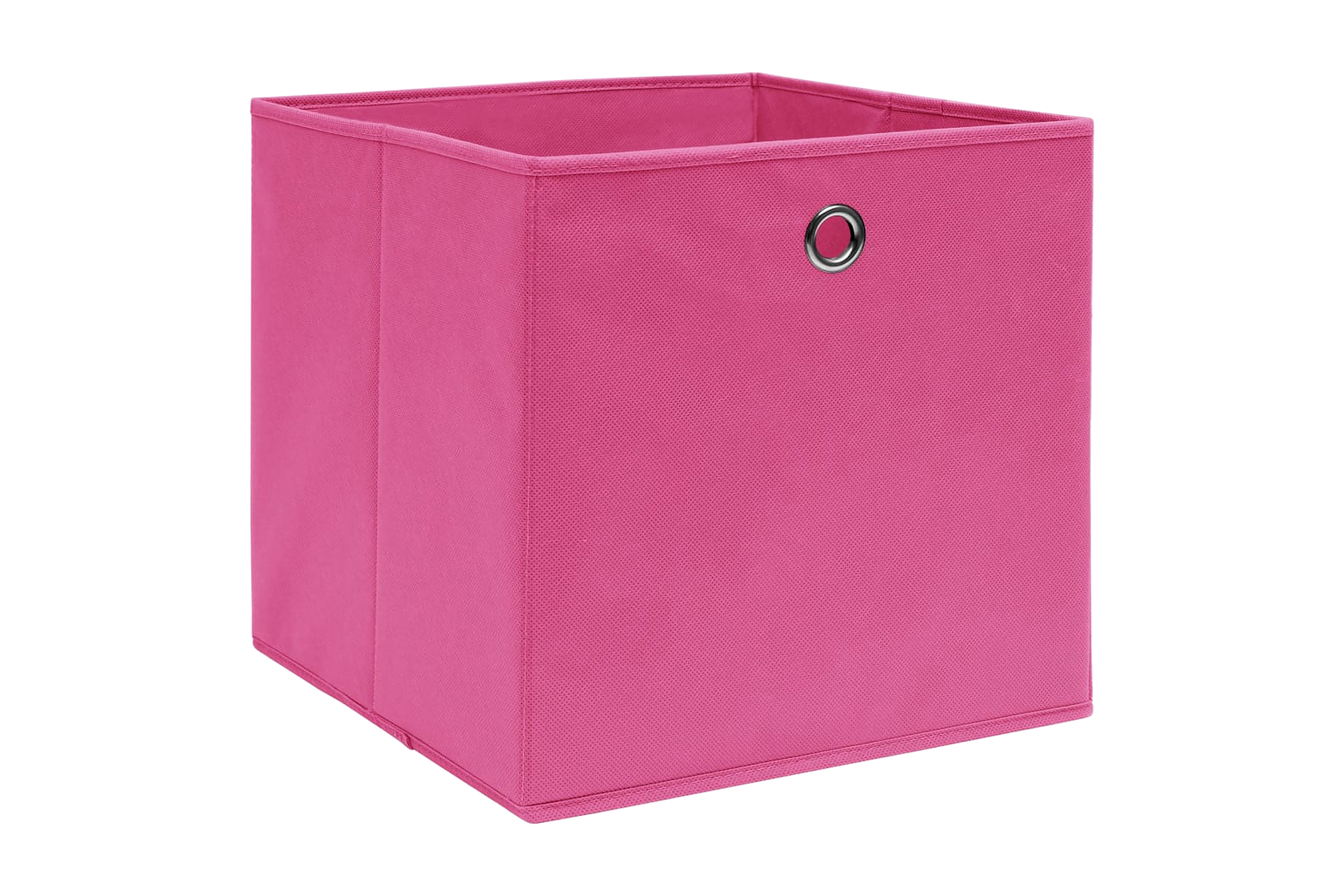 Förvaringslådor 4 st rosa 32x32x32 cm tyg – Rosa