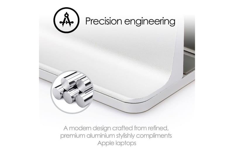 Bordsställ Desire2 för Mac/Ultrabooks - Silver - Förvaring - Småförvaring - Förvaringsställ - Laptopställ