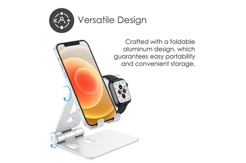 Laddningsställ Desire2 för Apple Watch Silver - Silver - Förvaring - Småförvaring - Förvaringsställ - Mobilställ