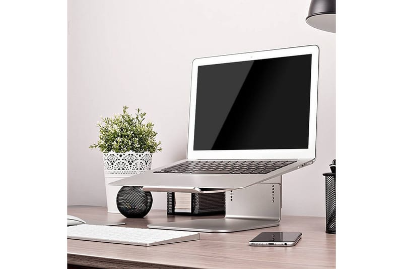 Laptopställ Desire2 Riser Elevator Justerbar Universal Silver, Silver