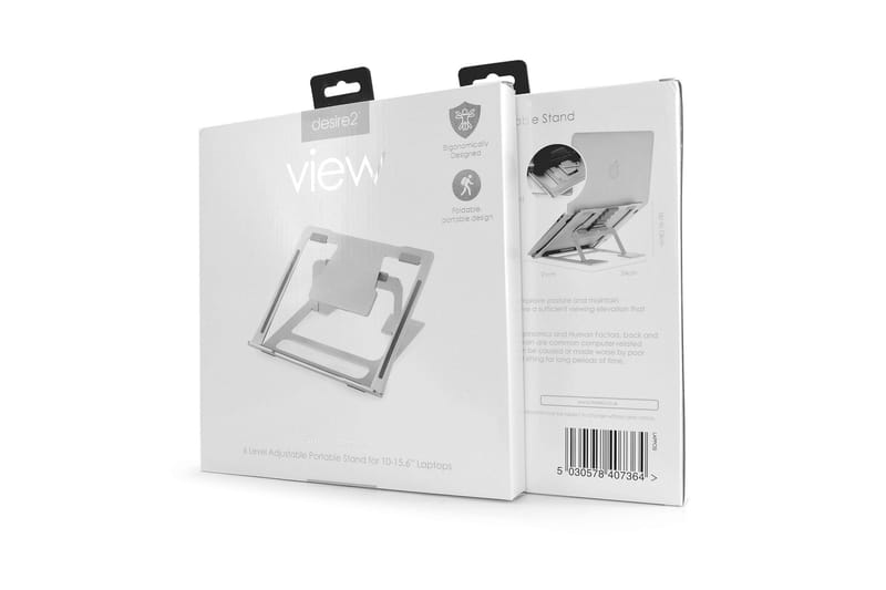 Laptopställ Desire2 Supreme Lite Portable Silver - Silver - Förvaring - Småförvaring - Förvaringsställ - Laptopställ