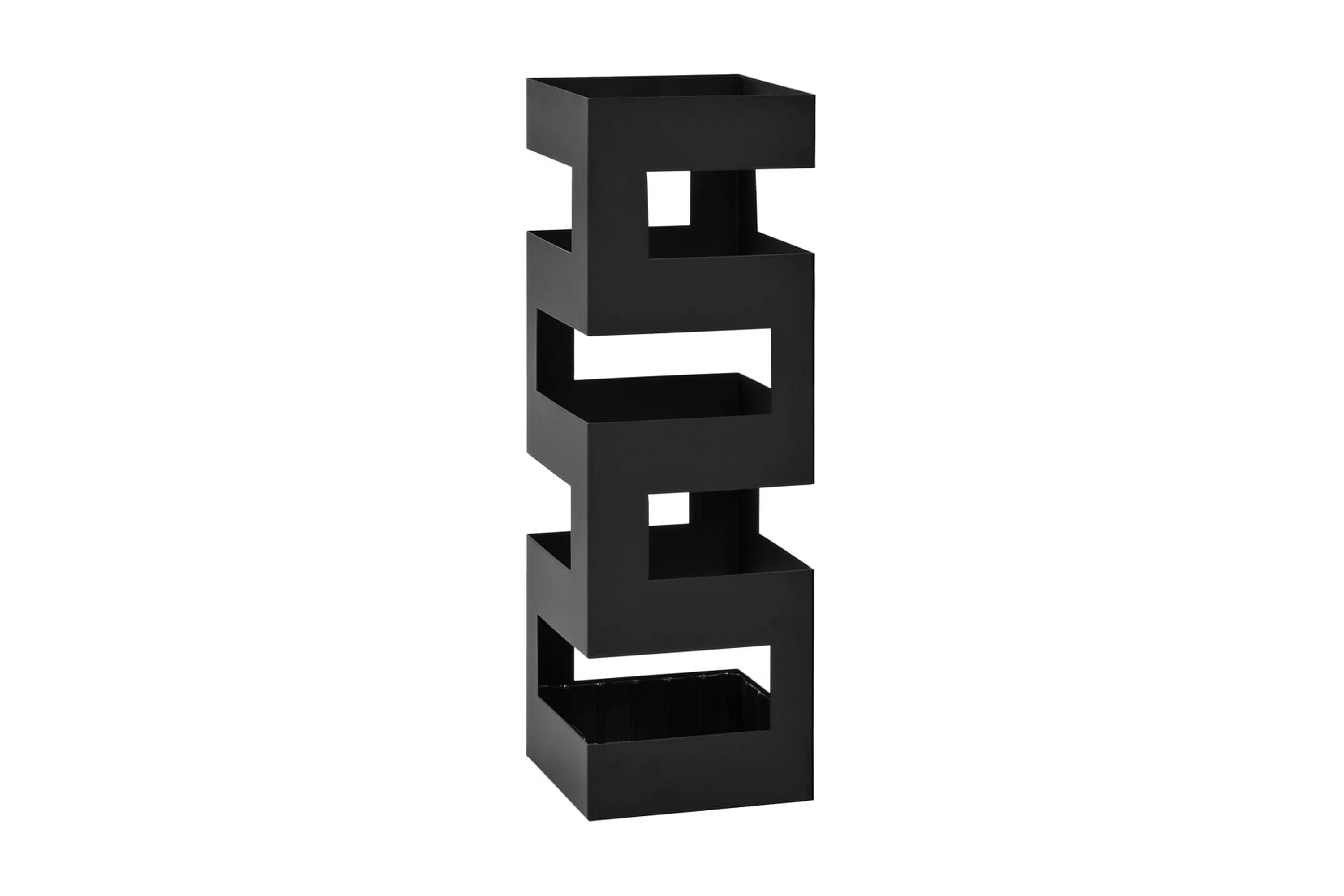 Paraplyställ tetris stål svart – Svart