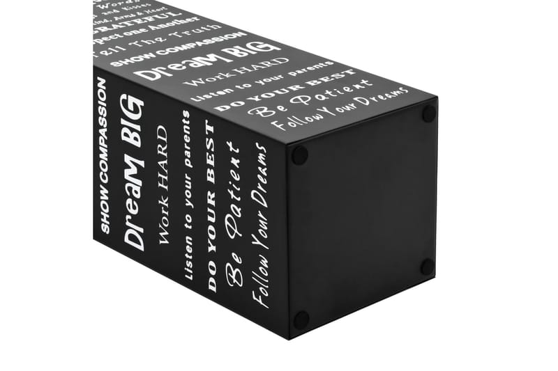 Paraplyställ text stål svart - Svart - Förvaring - Småförvaring - Förvaringsställ - Paraplyställ
