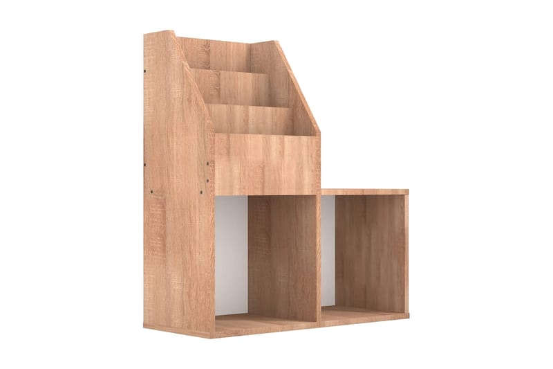 Tidningsställ för barn sonoma-ek 71x30x78,5 cm spånskiva - Ek - Förvaring - Småförvaring - Förvaringsställ - Tidningsställ
