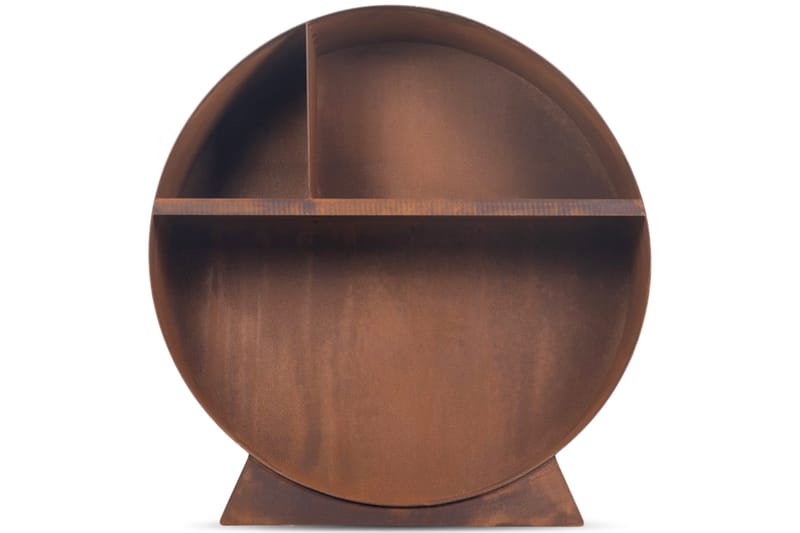 Vedställ 3mm cortenstål 75x78 cm Brun - Vedförvaring - Vedställ