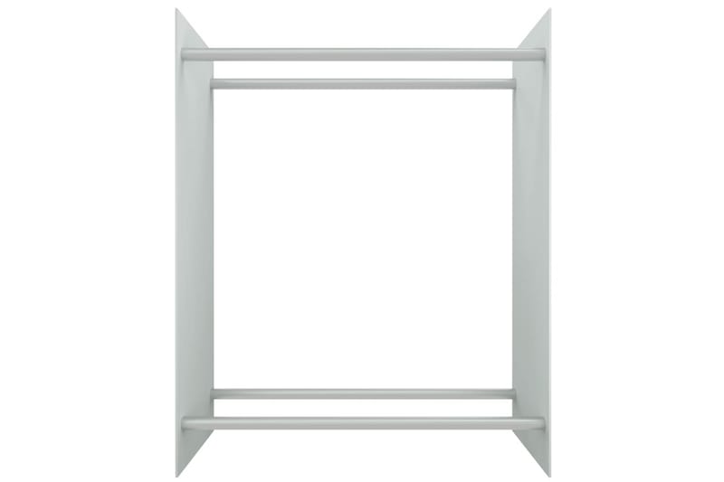 Vedställ vit 80x35x100 cm härdat glas - Vit - Förvaring - Småförvaring - Förvaringsställ - Vedställ