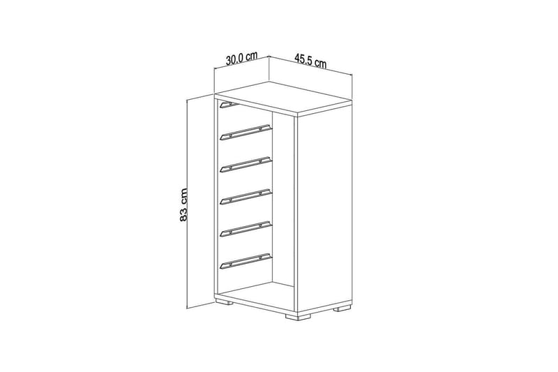 Kelix Förvaringslådor 45,5 cm - Gul/Vit - Förvaring - Småförvaring - Förvaringslådor