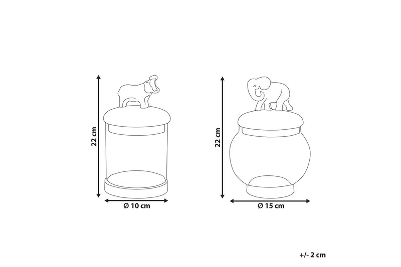 Litet badrumsskåp Laki set om 2 - Förvaring - Småförvaring - Förvaringslådor