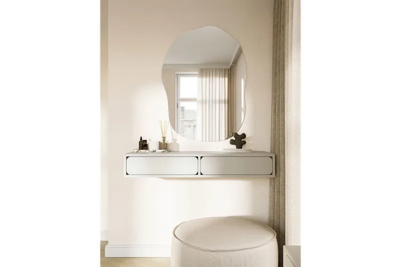 Marinport Väggskåp 110 cm - Beige - Förvaring - Småförvaring - Förvaringslådor