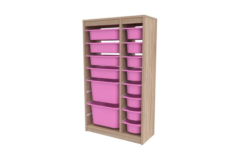 Montana Förvaringslådor 69 cm - Natur/Rosa - Förvaring - Småförvaring - Förvaringslådor