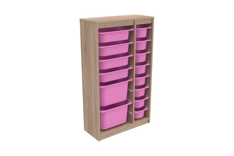 Montana Förvaringslådor 69 cm - Natur/Rosa - Förvaring - Småförvaring - Förvaringslådor
