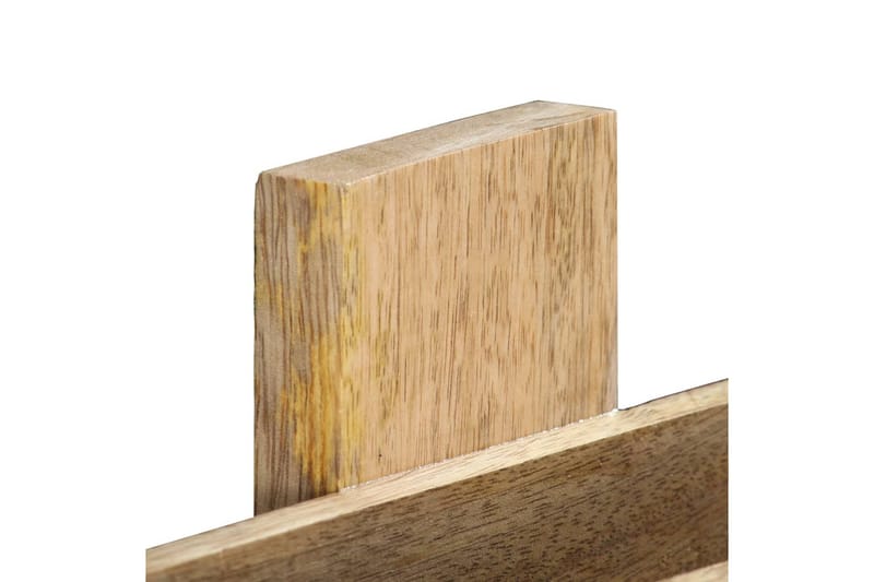 Väggmonterat tidningsställ 30x11x72 cm massivt mangoträ - Brun - Förvaring - Småförvaring - Förvaringsställ - Tidningsställ