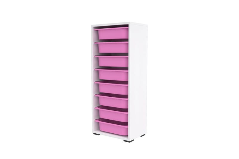 Versa Förvaringslådor 45,5 cm - Vit/Rosa - Förvaring - Småförvaring - Förvaringslådor