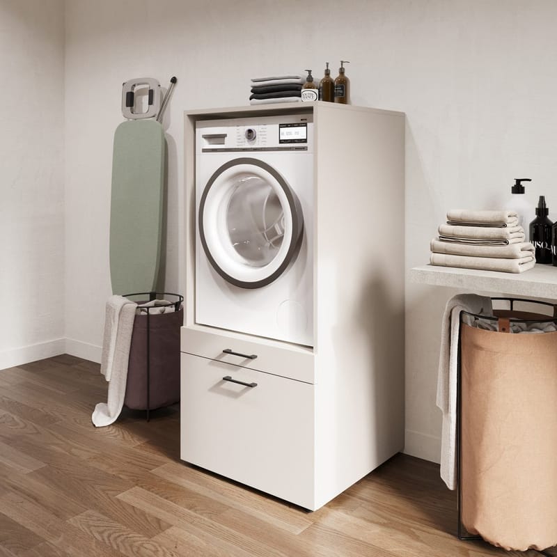 Tvättmaskin/Torkskåp Aza 1 Låda 1 Hylla - Kashmir - Förvaring - Badrumsförvaring & tvättstuga inredning