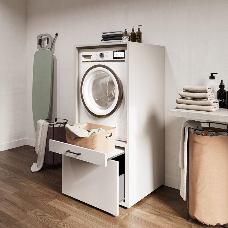 Tvättmaskin/Torkskåp Aza 1 Låda 1 Hylla - Kashmir - Förvaring - Badrumsförvaring & tvättstuga inredning