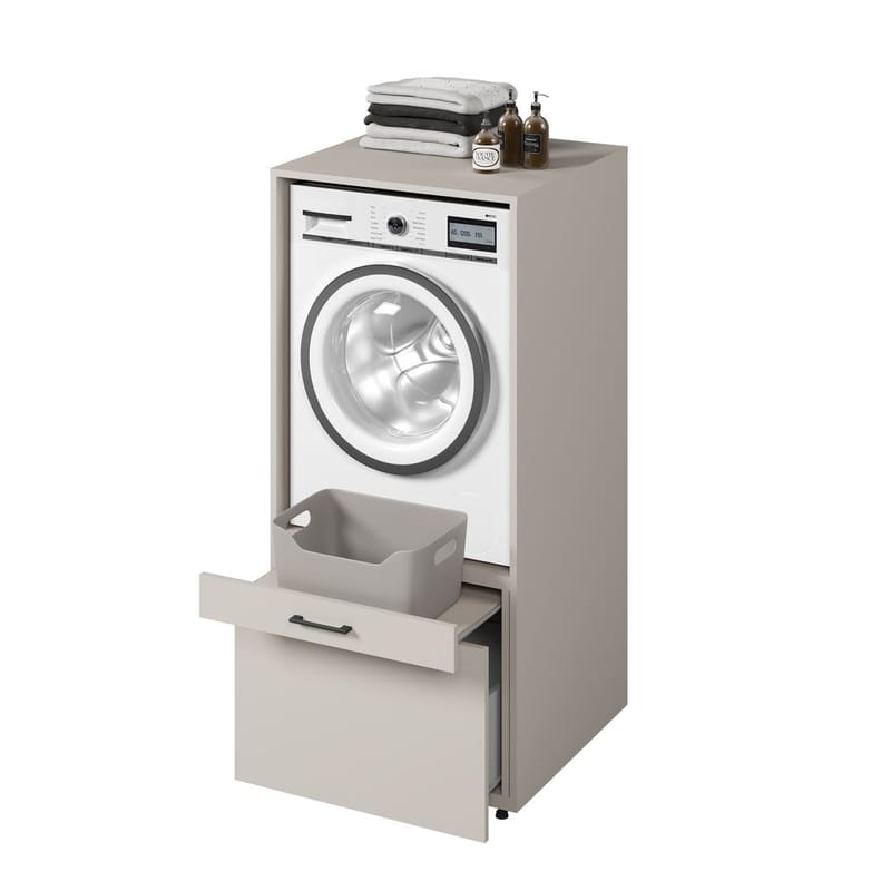 Tvättmaskin/Torkskåp Aza 1 Låda 1 Hylla - Kashmir - Förvaring - Badrumsförvaring & tvättstuga inredning
