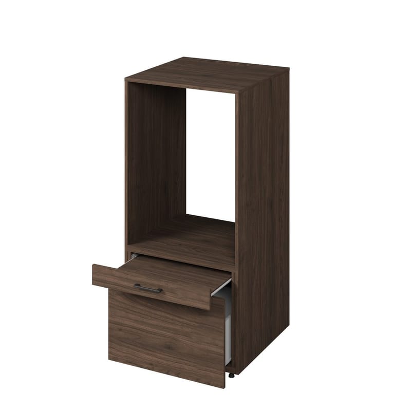 Tvättmaskin/Torkskåp Aza 1 Låda 1 Hylla - Walnut Villa - Förvaring - Badrumsförvaring & tvättstuga inredning