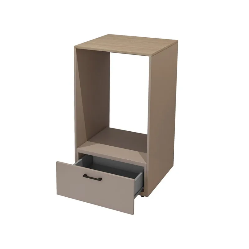 Tvättmaskin/Torktumlarskåp Rosa med 1 låda - Förvaring - Badrumsförvaring & tvättstuga inredning