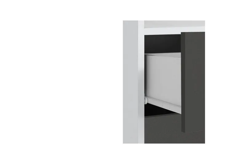 Väggskåp Mirza Vit/Antracit - Vit/Antracit - Förvaring - Badrumsförvaring & tvättstuga inredning - Badrumsskåp