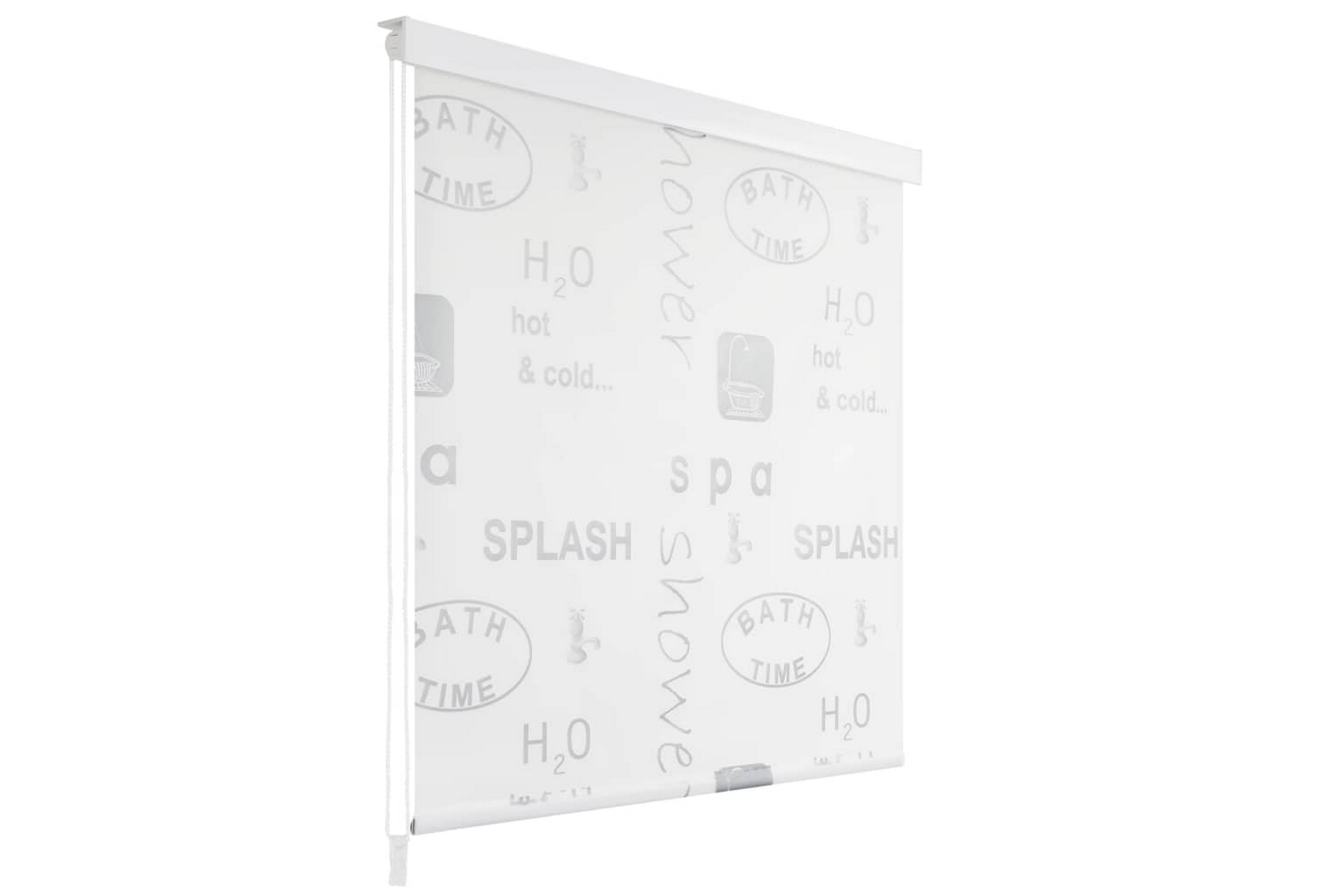 Rullgardin för dusch 100×240 cm stänk – Grå