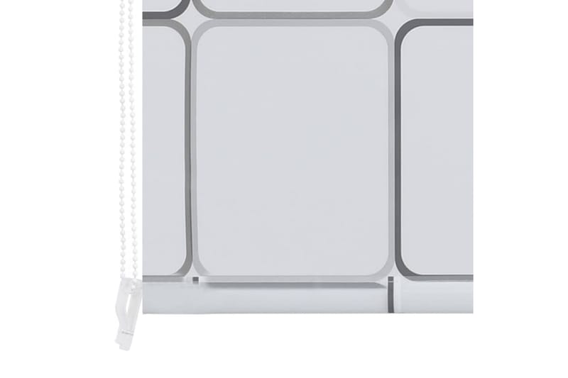 Rullgardin för dusch 80x240 cm fyrkant - Vit - Inredning & dekor - Badrumsinredning - Duschdraperi