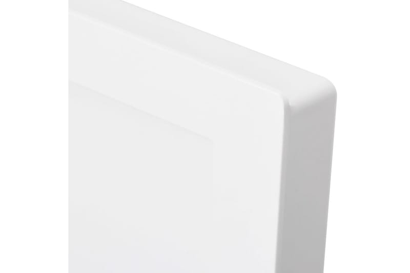 Infälld duschhylla niche 3 hyllor matt vit 41x99x9 cm - Vit - Inredning & dekor - Badrumsinredning - Duschhylla & duschkorg