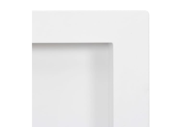 Infälld duschhylla niche 3 hyllor matt vit 41x99x9 cm - Vit - Inredning & dekor - Badrumsinredning - Duschhylla & duschkorg