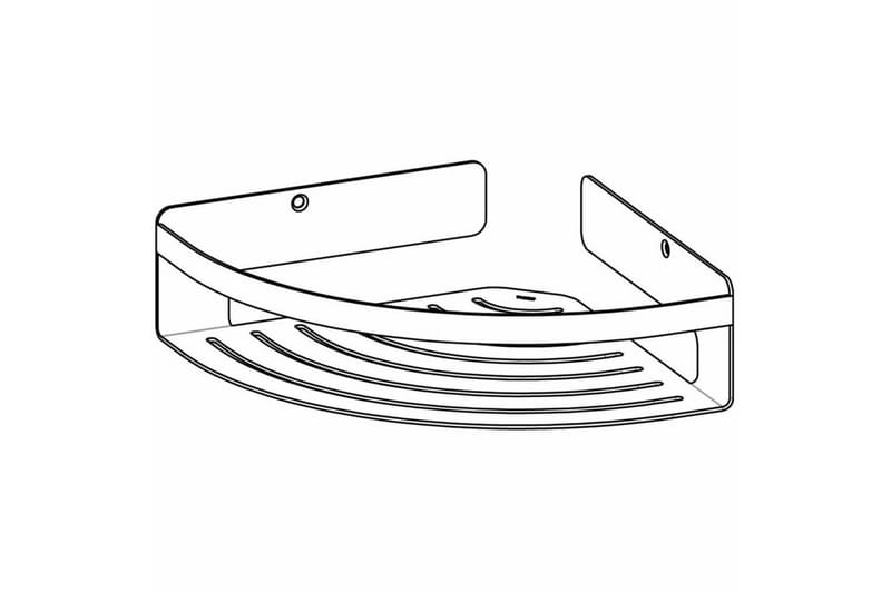 Tiger Duschhylla hörn Caddy silver stor 1400630946 - Duschhylla & duschkorg