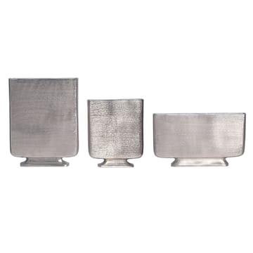 Corova Vas 33 cm Set om 3 - Silverfärgad - Inredning & dekor - Dekor & inredningsdetaljer