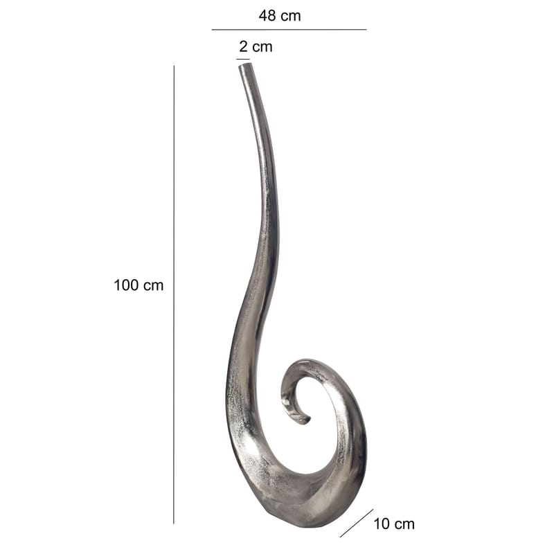 Dalara Vas 100 cm - Silverfärgad - Inredning & dekor - Dekor & inredningsdetaljer