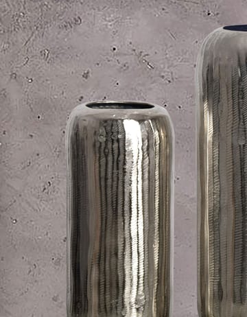 Dalaro Vas 40 cm Set om 2 - silverfärgad - Inredning & dekor - Dekor & inredningsdetaljer