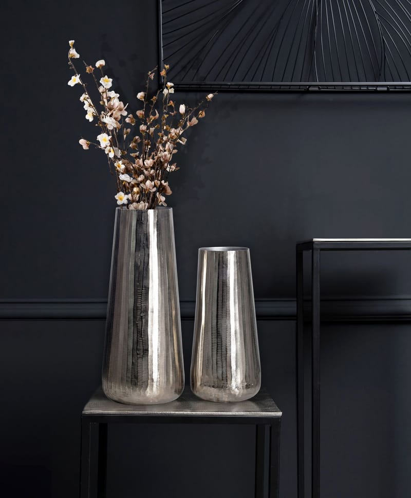 Daleri Vas 45 cm Set om 2 - Silverfärgad - Inredning & dekor - Dekor & inredningsdetaljer