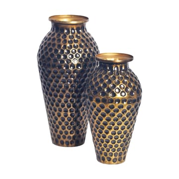 Dalilo Vas 51 cm Set om 2 - Antikguld med mörk patina - Inredning & dekor - Dekor & inredningsdetaljer
