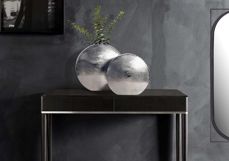Dalora Vas 34 cm Set om 2 - Silverfärgad - Inredning & dekor - Dekor & inredningsdetaljer