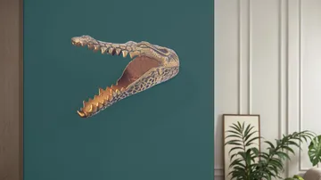 Dalova Väggdekoration 31 cm - guld - Inredning & dekor - Tavlor & konst