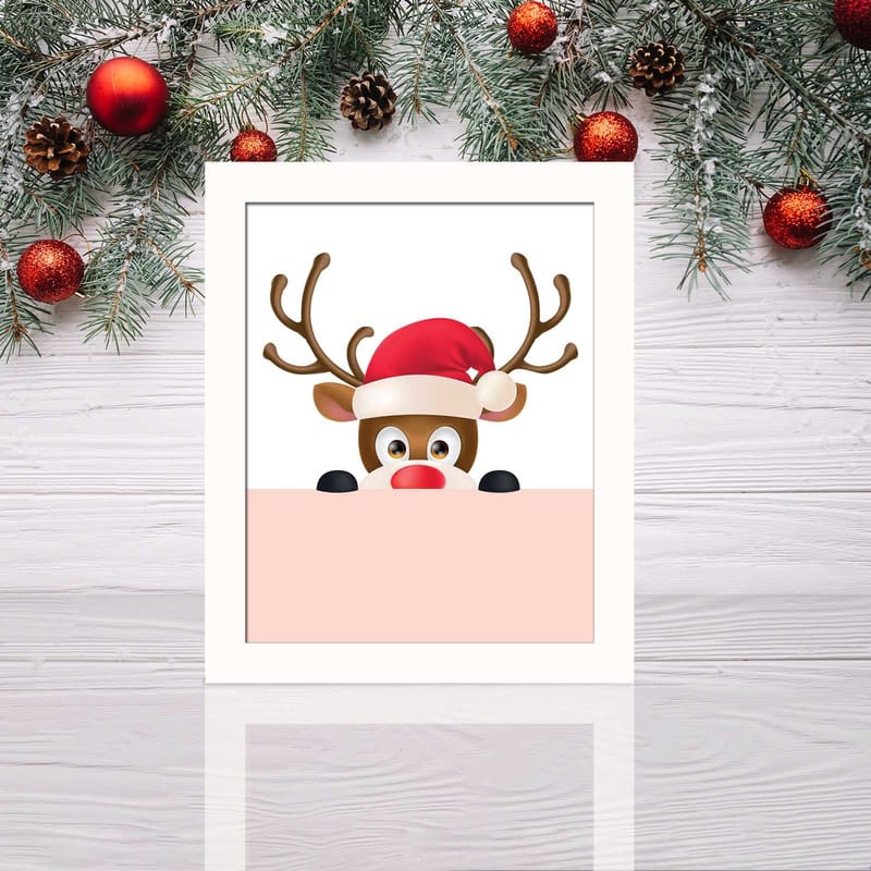 Decorative Framed MDF Painting 23,5x28,5 - Inredning & dekor - Tavlor & konst