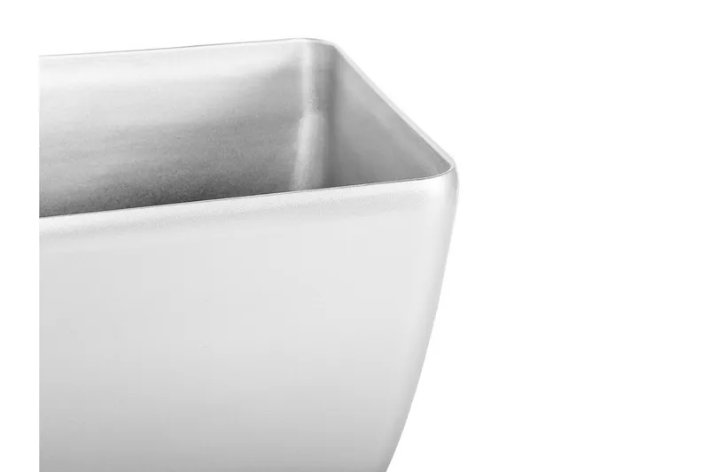 Astras Blomkruka 48 cm - Silver - Inredning & dekor - Trädgårdsdekoration - Utomhuskrukor - Blomkrukor