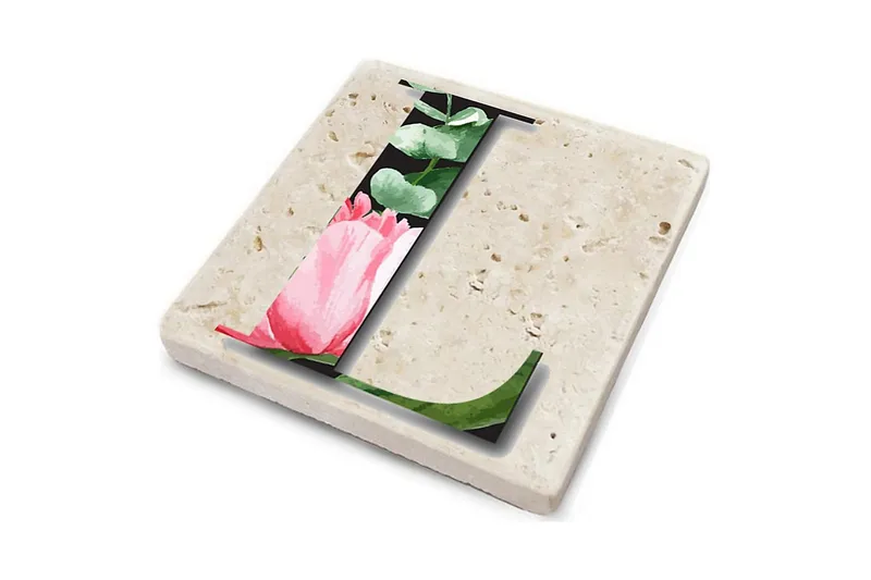 Glasunderlägg 4-pack - Flerfärgad - Inredning & dekor - Dekor & inredningsdetaljer - Bordsdekoration - Glasunderlägg