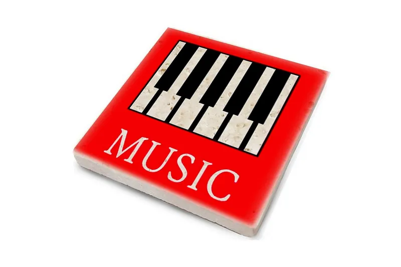 Glasunderlägg 4-pack - Flerfärgad - Inredning & dekor - Dekor & inredningsdetaljer - Bordsdekoration - Glasunderlägg