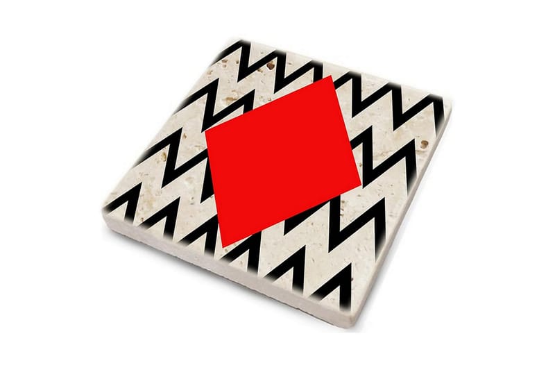 Glasunderlägg 4-pack - Flerfärgad - Inredning & dekor - Dekor & inredningsdetaljer - Bordsdekoration - Glasunderlägg