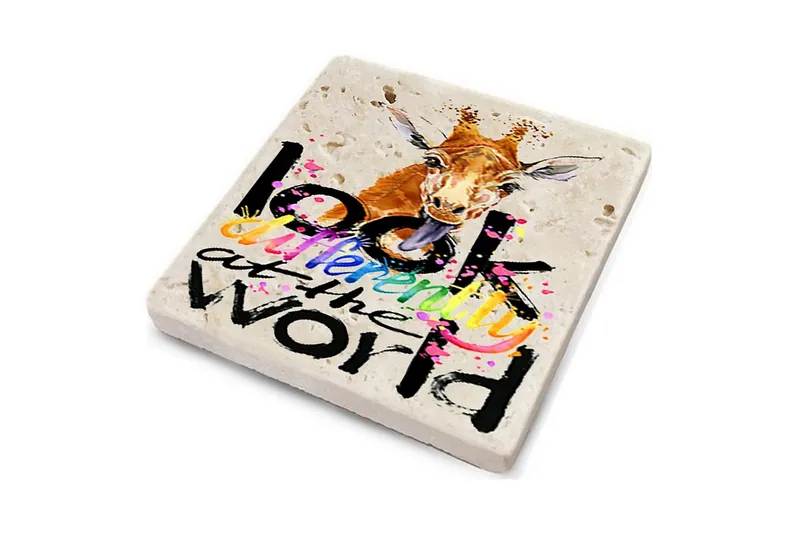 Glasunderlägg 4-pack - Flerfärgad - Inredning & dekor - Dekor & inredningsdetaljer - Bordsdekoration - Glasunderlägg