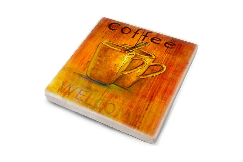 Glasunderlägg 4-pack - Flerfärgad - Inredning & dekor - Dekor & inredningsdetaljer - Bordsdekoration - Glasunderlägg