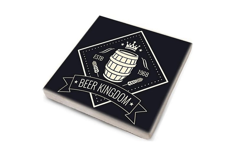 Glasunderlägg 4-pack - Flerfärgad - Inredning & dekor - Dekor & inredningsdetaljer - Bordsdekoration - Glasunderlägg