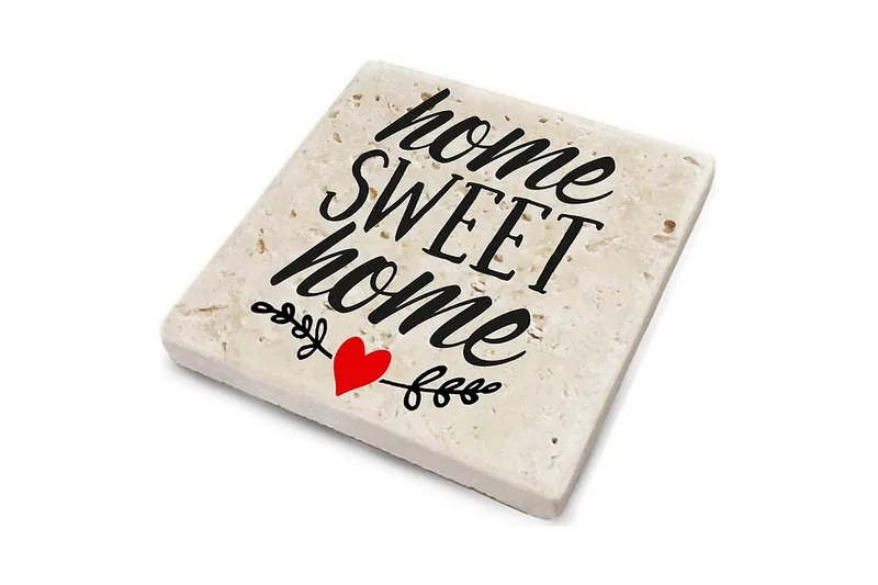 Glasunderlägg 4-pack - Flerfärgad - Inredning & dekor - Dekor & inredningsdetaljer - Bordsdekoration - Glasunderlägg