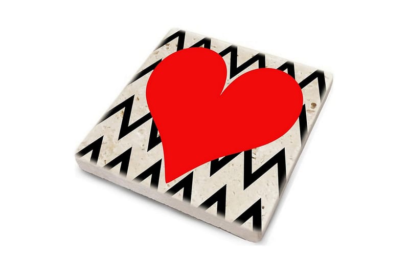 Glasunderlägg 4-pack - Flerfärgad - Inredning & dekor - Dekor & inredningsdetaljer - Bordsdekoration - Glasunderlägg