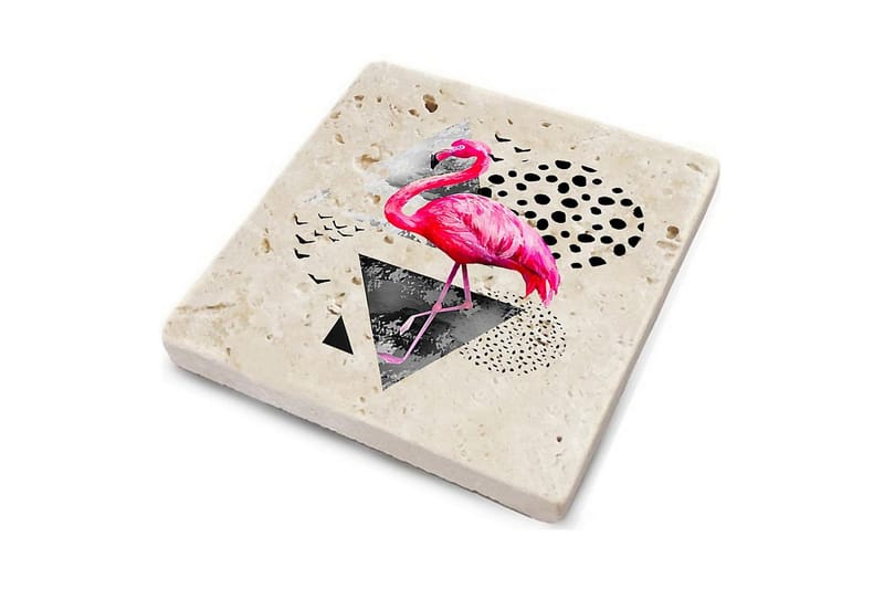 Glasunderlägg 4-pack - Flerfärgad - Inredning & dekor - Dekor & inredningsdetaljer - Bordsdekoration - Glasunderlägg