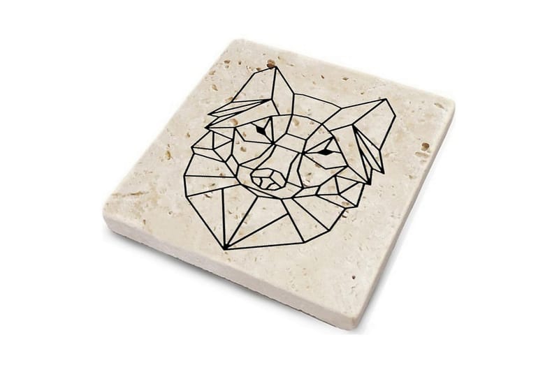 Glasunderlägg 4-pack - Flerfärgad - Inredning & dekor - Dekor & inredningsdetaljer - Bordsdekoration - Glasunderlägg