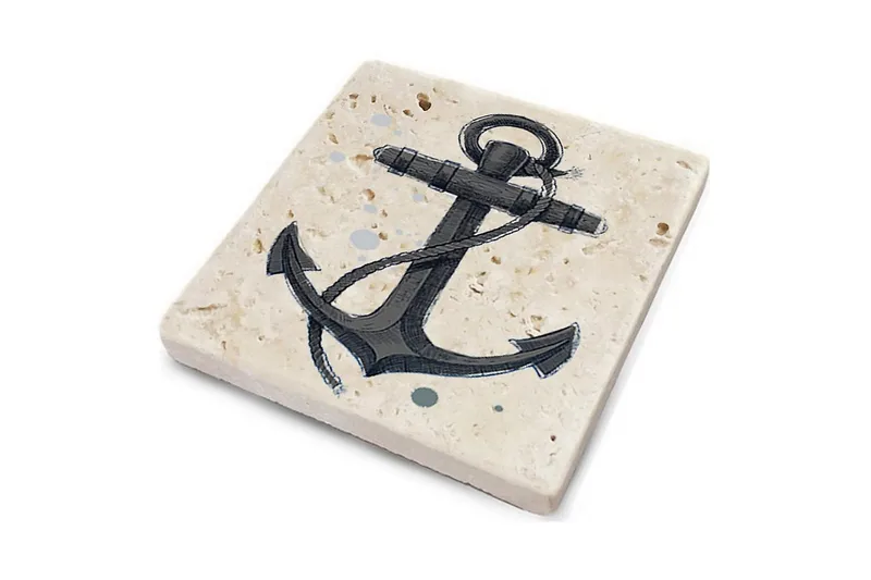 Glasunderlägg 4-pack - Flerfärgad - Inredning & dekor - Dekor & inredningsdetaljer - Bordsdekoration - Glasunderlägg