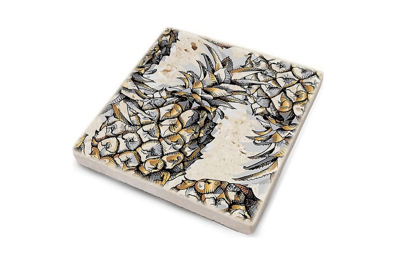 Glasunderlägg 4-pack - Flerfärgad - Inredning & dekor - Dekor & inredningsdetaljer - Bordsdekoration - Glasunderlägg