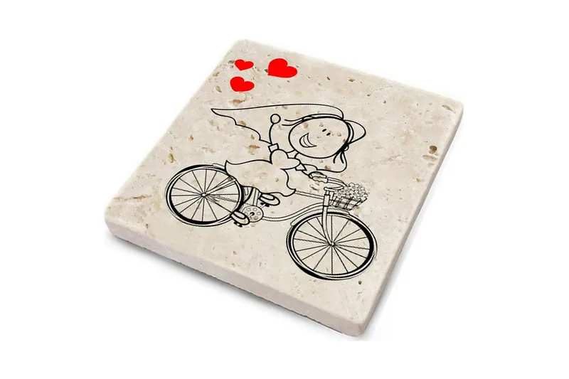 Glasunderlägg 4-pack - Flerfärgad - Inredning & dekor - Dekor & inredningsdetaljer - Bordsdekoration - Glasunderlägg